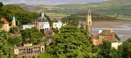 Portmeririon, North Wales filming locations