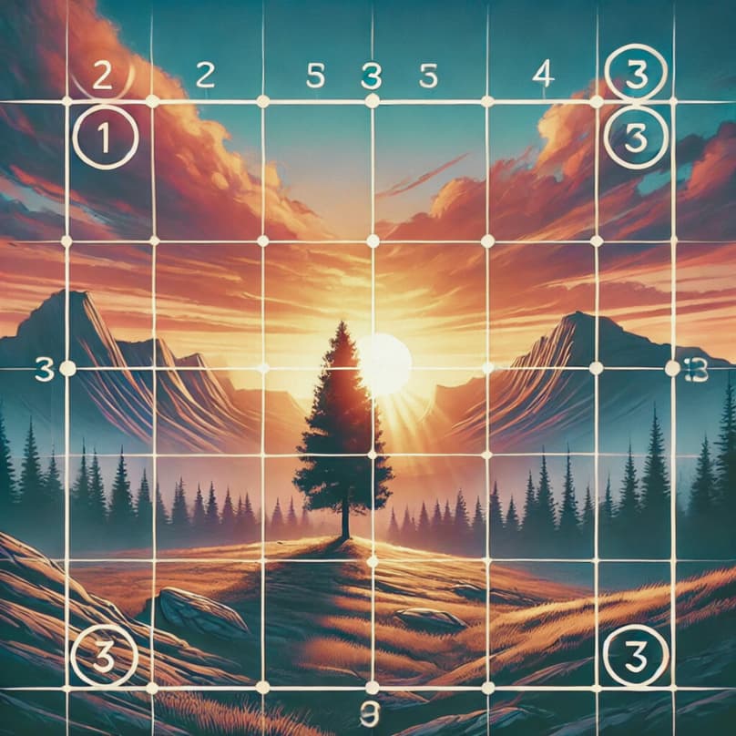 Photography Rule of Thirds Illustration  Shootfactory 