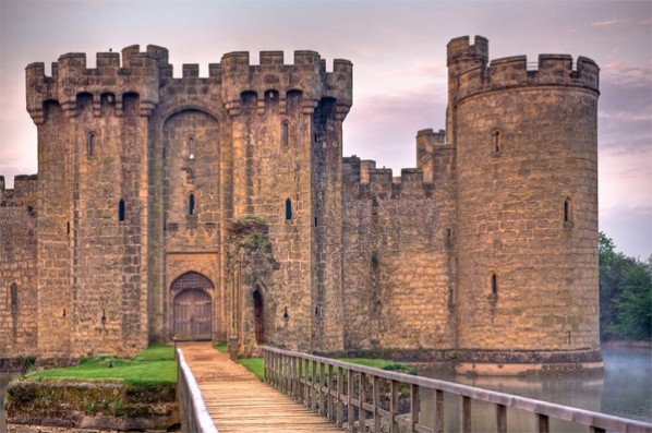 UK Castles Filming - Bodiam Castle