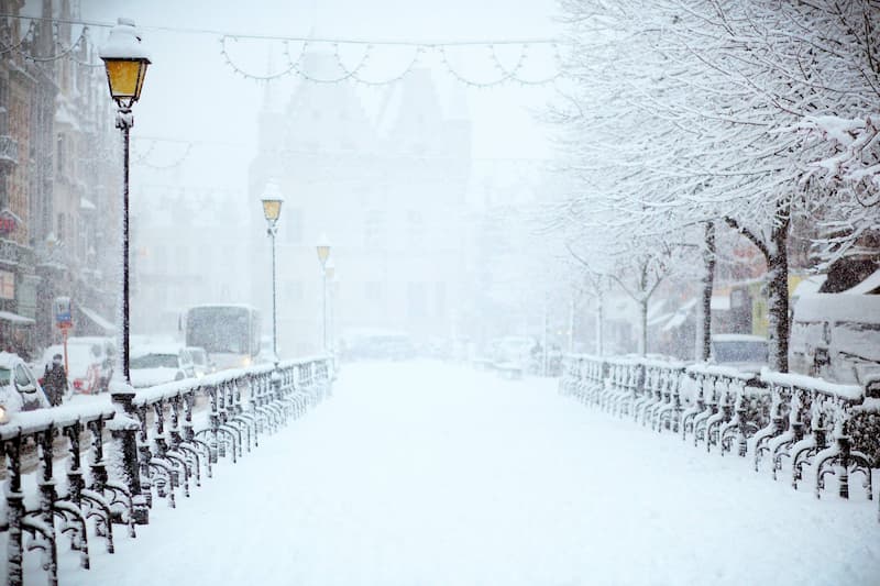 Taking Photos in the Snow