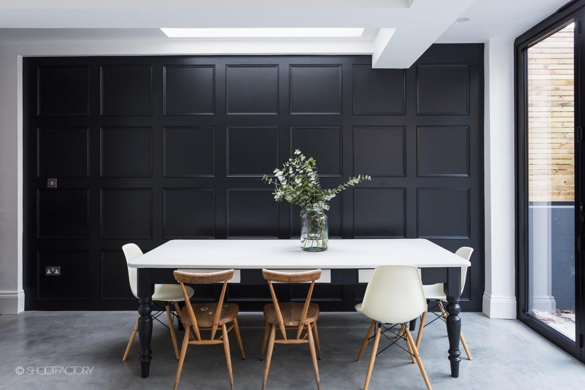 Monochrome Kitchen Interior and Shoot Location