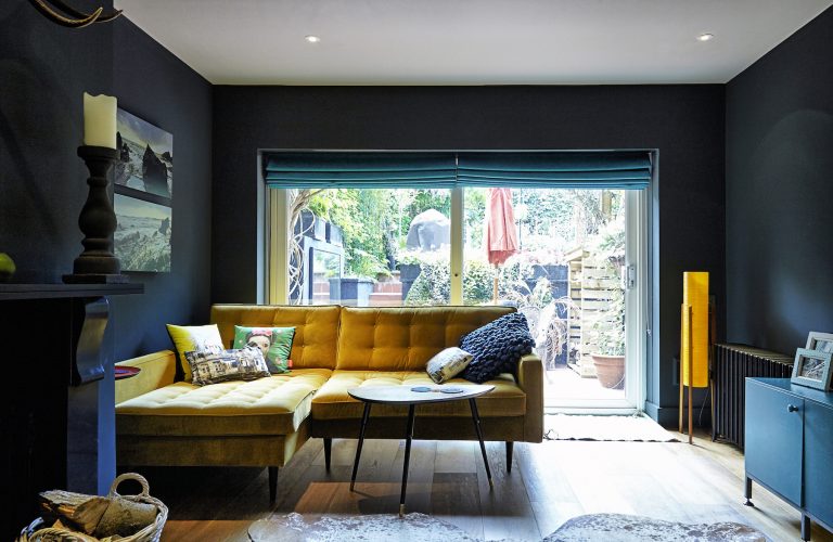 Coolhurst N8 - dark grey painted room - london houses - shootfactory location