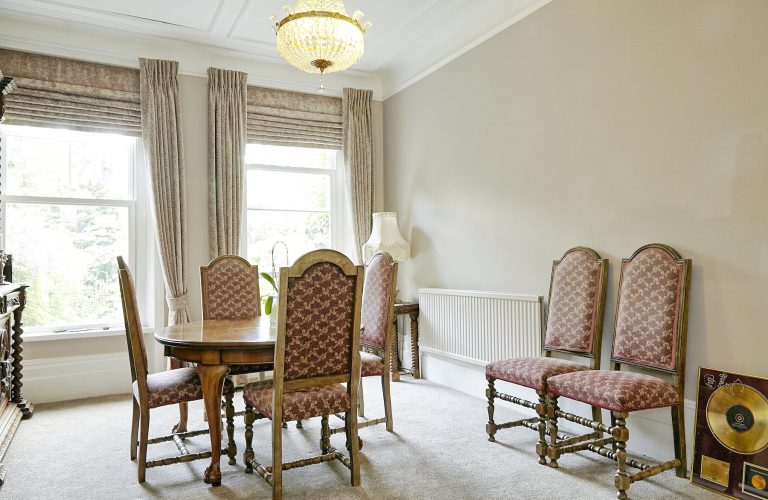 Coolhurst N8 - upholstered dining chairs - london houses - shootfactory location
