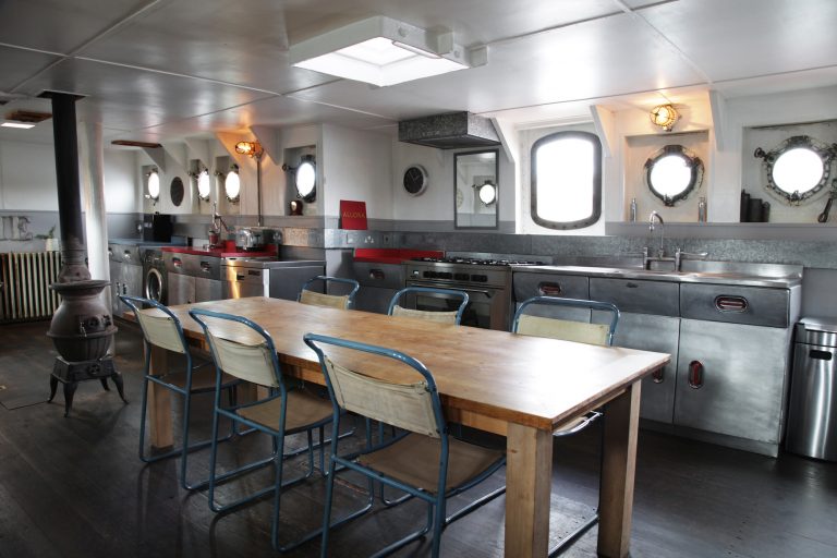 Lightship E16 - large kitchen area - quirky - shootfactory location