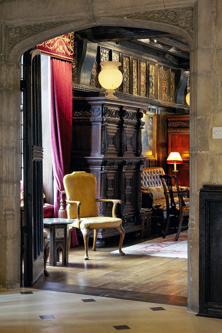 Cedar KT2 - gold upholstered chair - london houses - shootfactory location