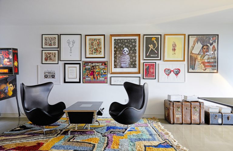 Hurst N6 - framed wall art - london houses - shootfactory location