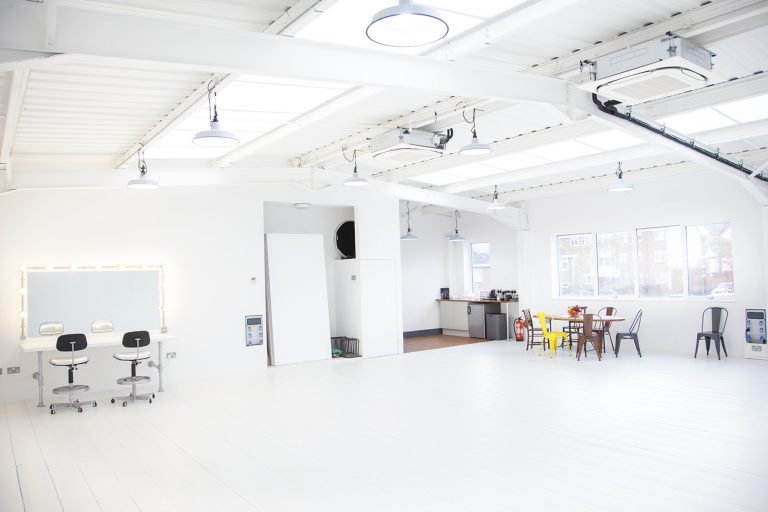 Lemon Studio Two SE26 - painted wood floor - photographic studios - shootfactory location