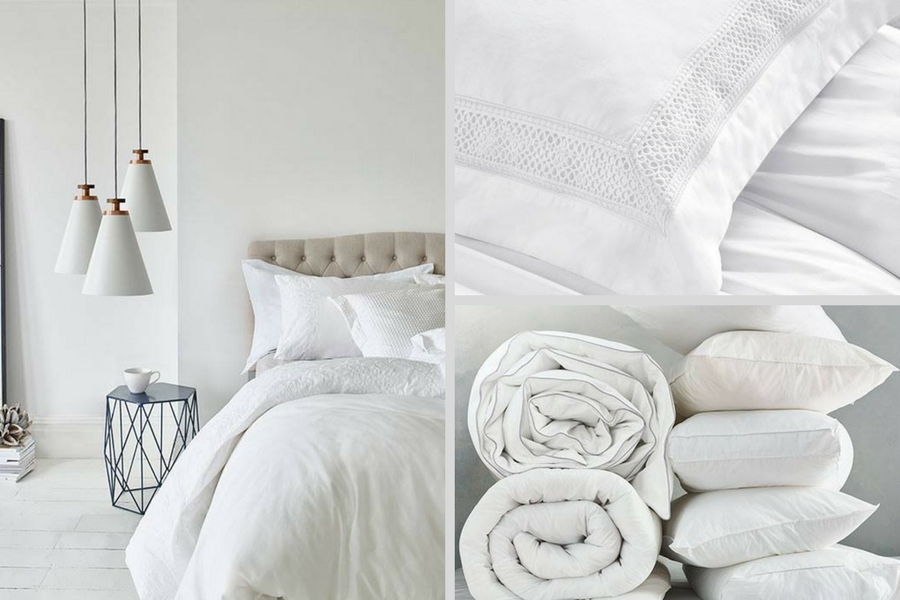 Marks and Spencer bed linen photo shoot