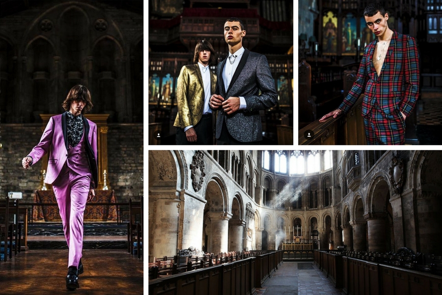 Fashion Photo Shoot with Noose & Monkey in Medieval Church - Shootfactory