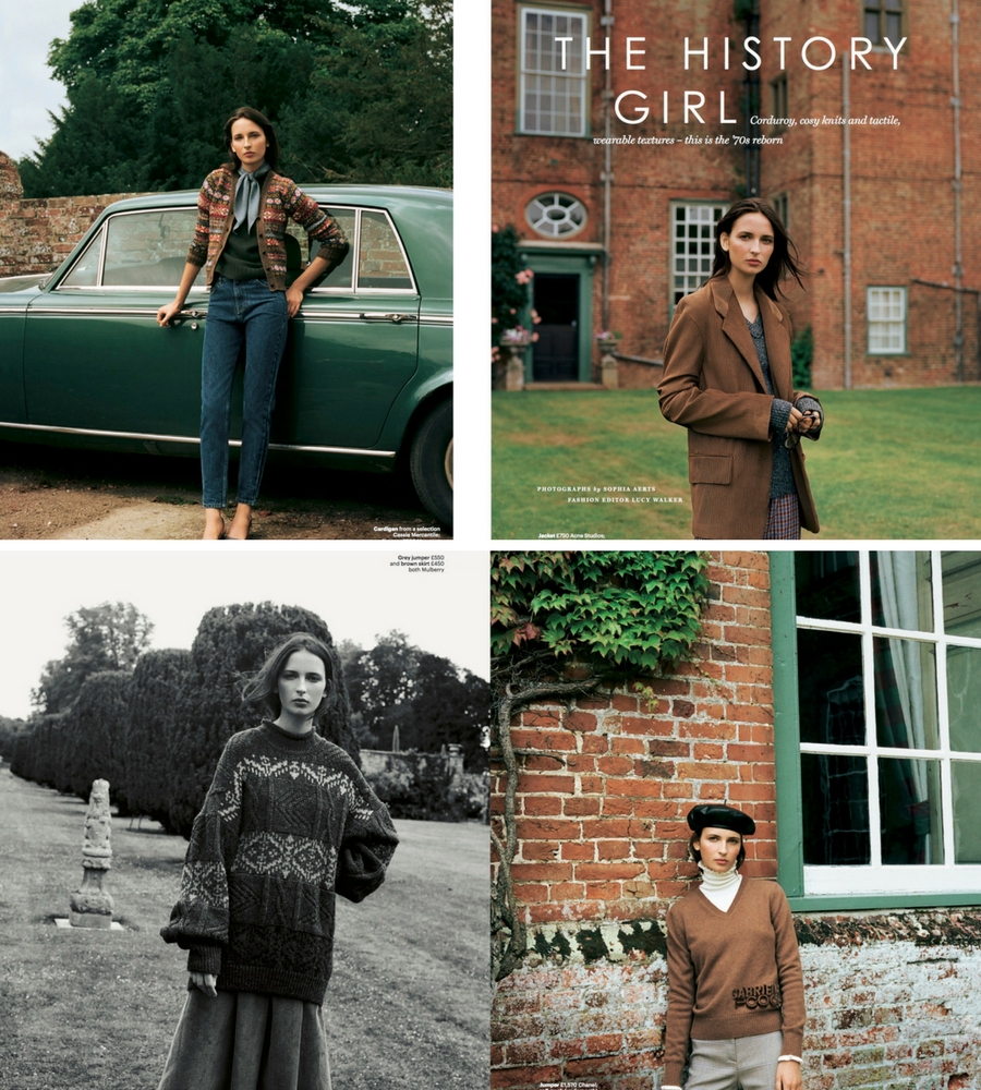 The History Girl fashion photo shoot for Glamour Magazine - Shootfactory