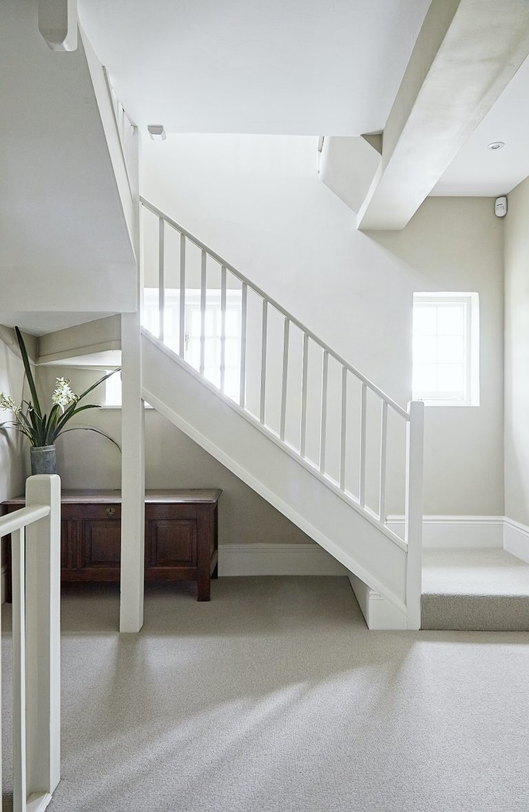 Wisteria House staircase up to second floor