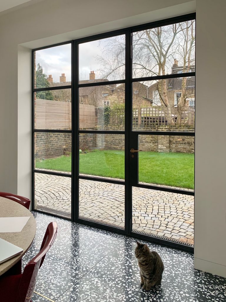 Crittle door that open out onto garden/BROOKE LONDON E5/Shootfactory/London location house