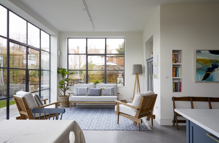 Open plane living/kitchen/dinning area - Melrose SW18 - Shootfactory - London Location House