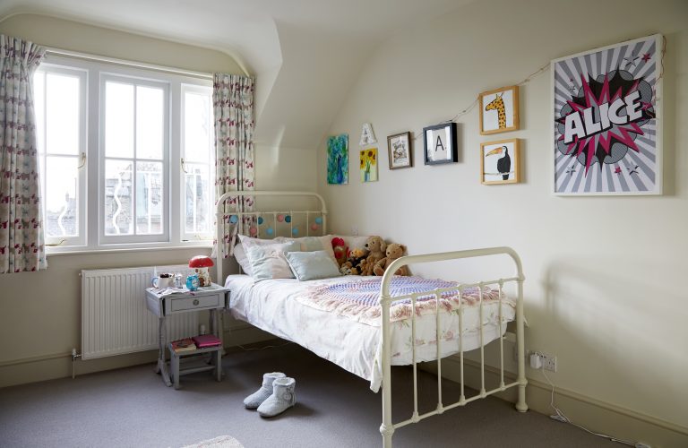 Children's light and bright bedroom- Melrose SW18 - Shootfactory - London Location House