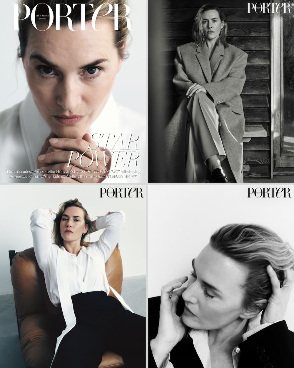Net a Porter Cover Shoot with Kate Winslet on Location