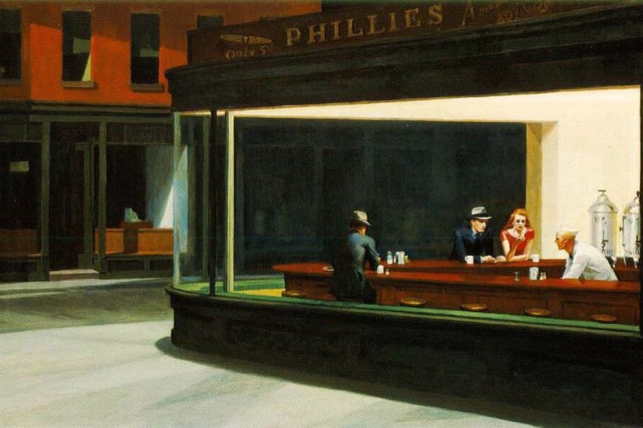 Artificial Lighting in Edward Hopper’s "Nighthawks"