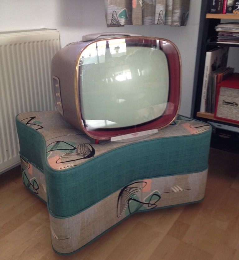 Old television and ottoman / Retro , Watford, Wd19 / Shootfactory Location
