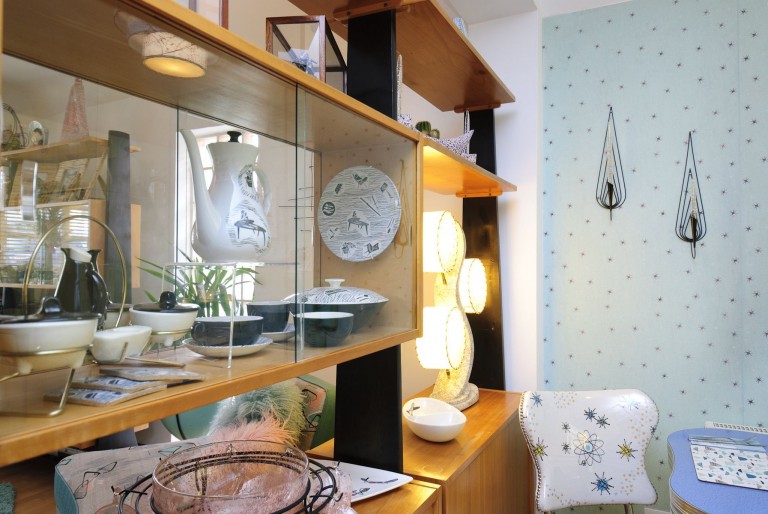 Ornaments in a display cabinet / Retro , Watford, Wd19 / Shootfactory Location